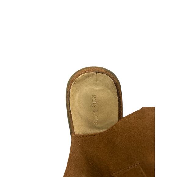 Rag & Co. Suede Caged Multi-Buckle Block
Heels Tan Size 5 - Picture 7 of 7